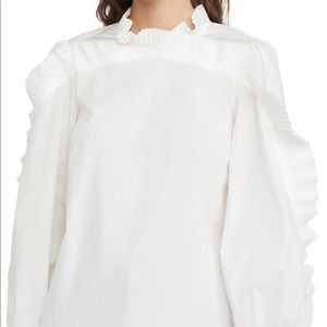Sea NY Tabitha Pleated Blouse. BNWT!